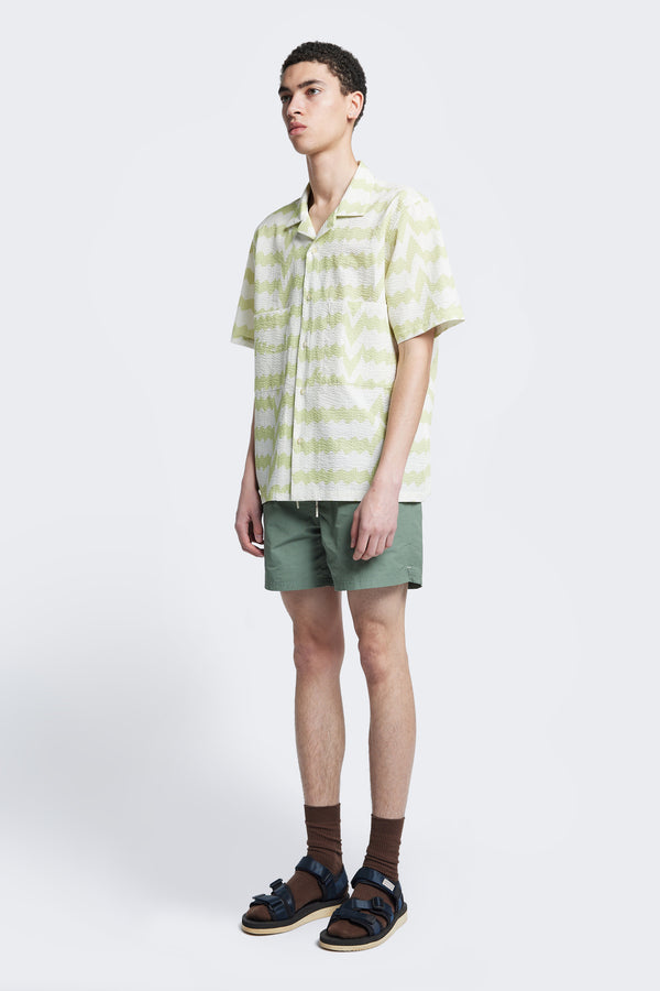 Mirari Shirt Off Course Print Pale Green