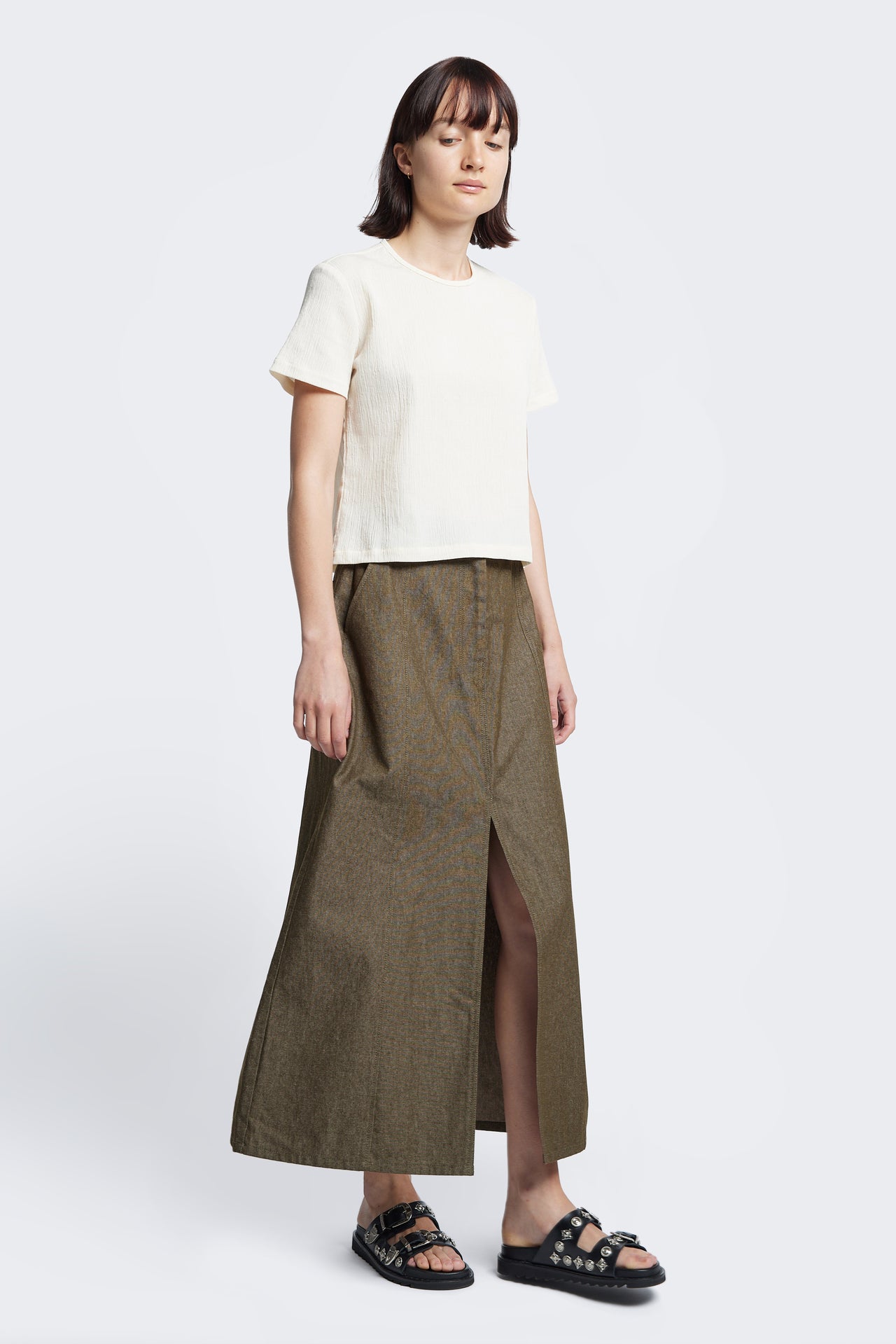 Olive green clearance skirts tall