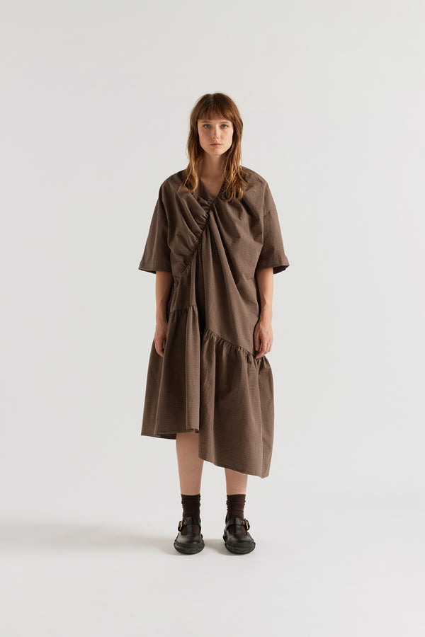 Diffuse Dress Cocoa