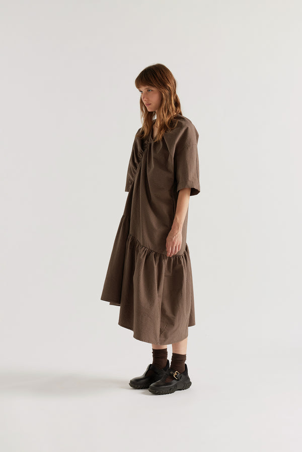 Diffuse Dress Cocoa