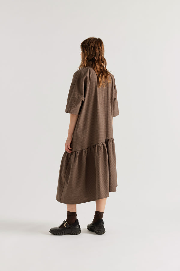 Diffuse Dress Cocoa