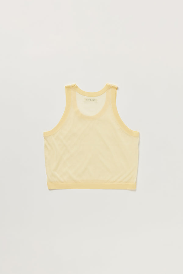 Flat lay of KLOKE Direct Sheer Tank, back view
