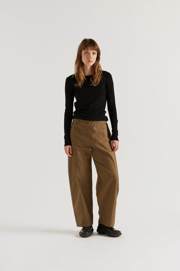 Nacre Pant Olive Tan