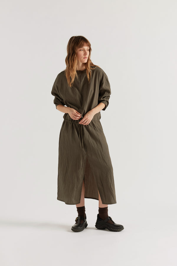 Relic Dress Olive Green