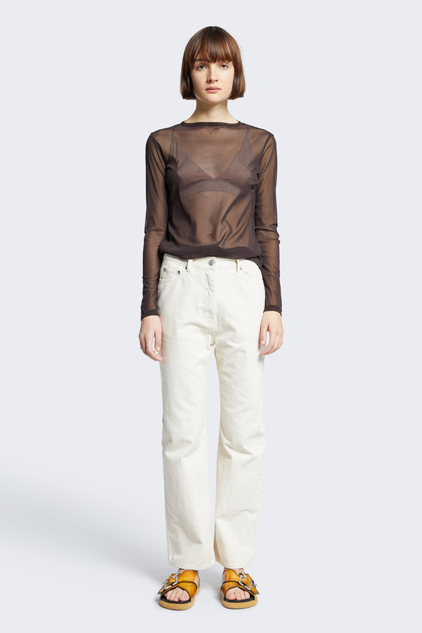 Exist Mesh Top Chocolate