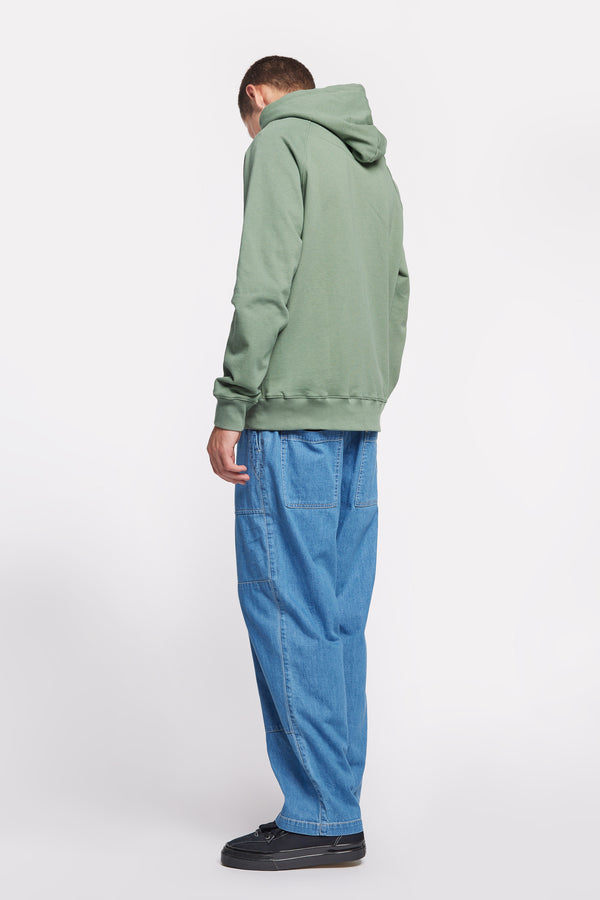 Kandam Zip Up Hoodie Fatigue Green