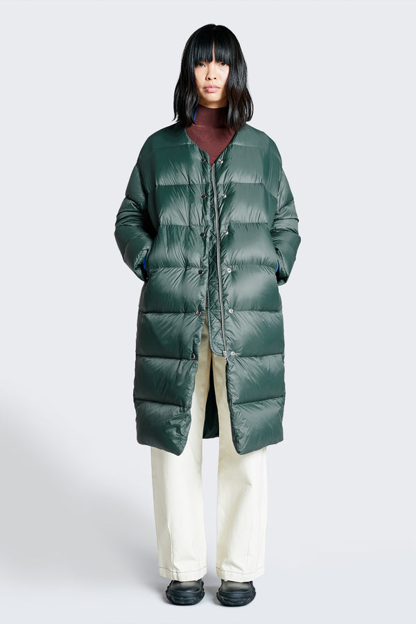 Prodigal Long Quilted Coat Sycamore