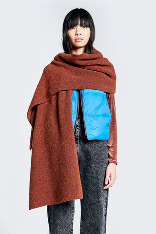 Serene Wool Scarf Rust