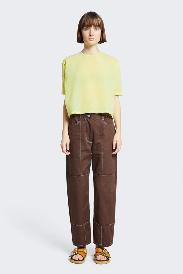 Esoteric Cutout Top Limeade