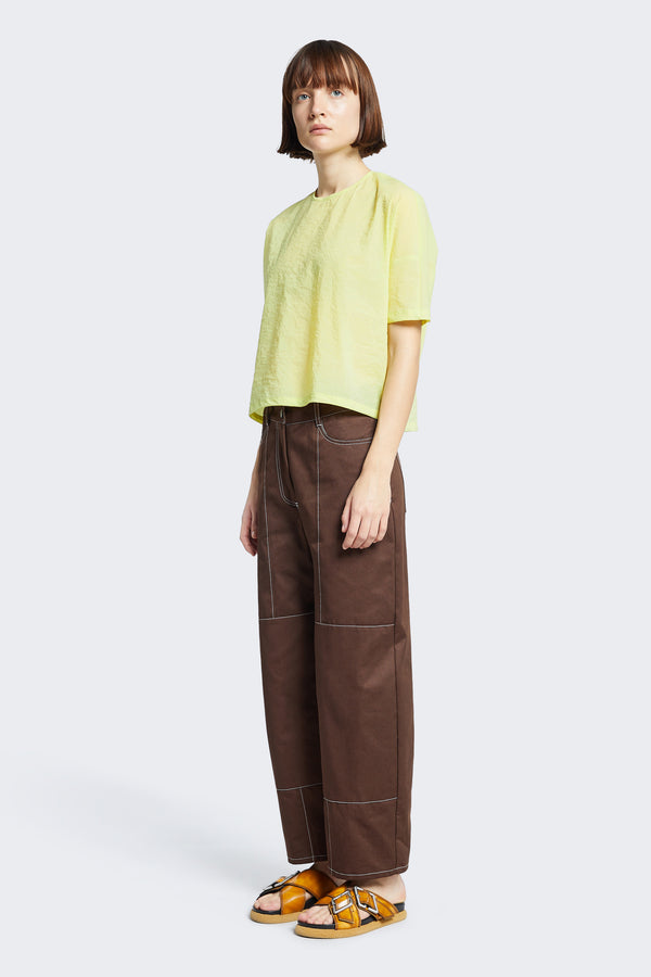 Esoteric Cutout Top Limeade