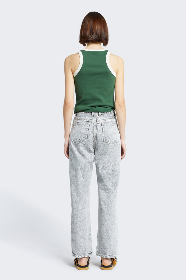 Evade Straight Leg Jean Ecru Acid Wash