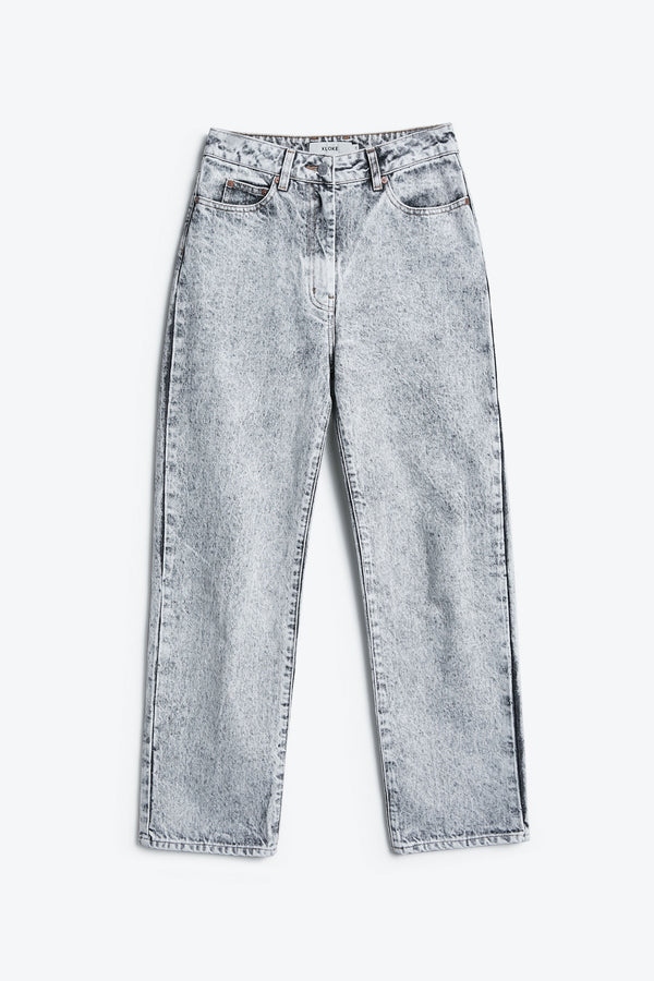 Evade Straight Leg Jean Ecru Acid Wash