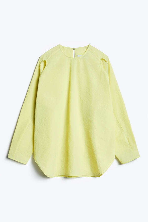 Resist Cutout Shoulder Top Limeade