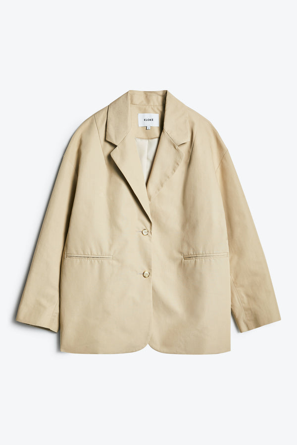Verve Relaxed Blazer Latte