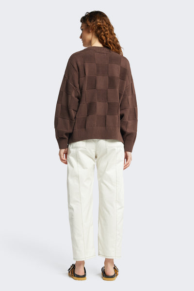 Rover Knit Sweater Chocolate