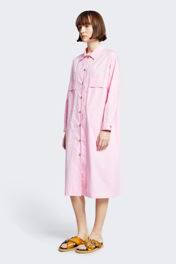 Obscurity Shirt Dress Pink