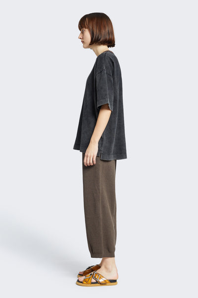 Opaque Knit Pant Chocolate