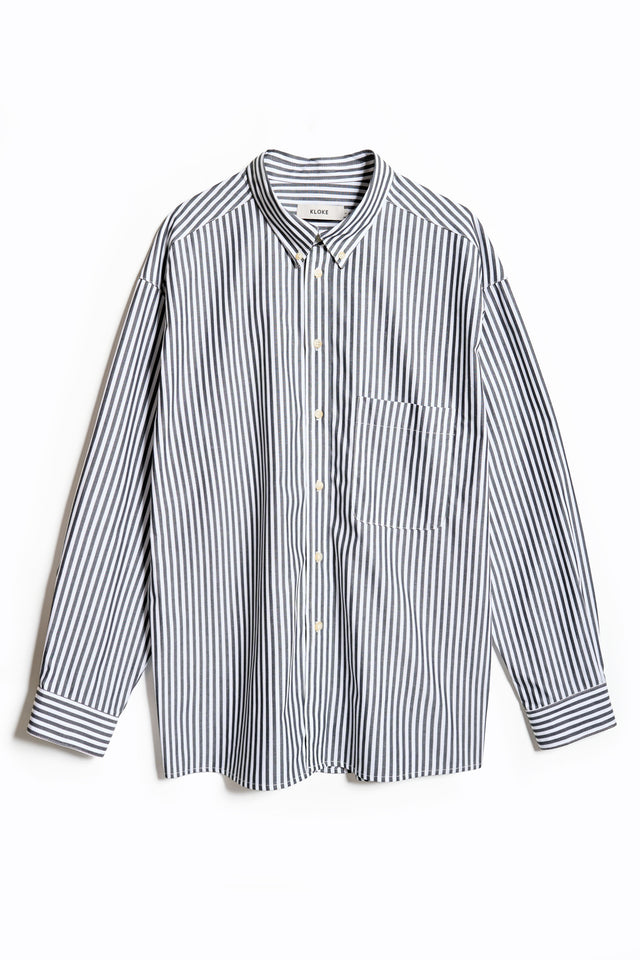 Certain Shirt Charcoal Stripe – Kloke