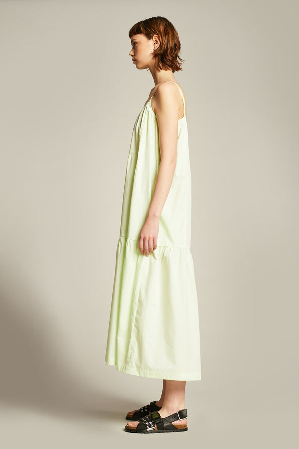 Zest Tier Dress White Jade