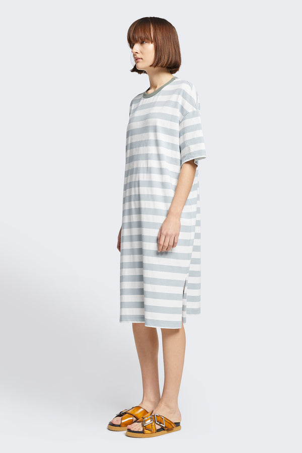 Abyssal Dress Fog Stripe