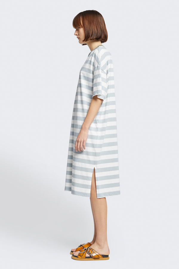 Abyssal Dress Fog Stripe