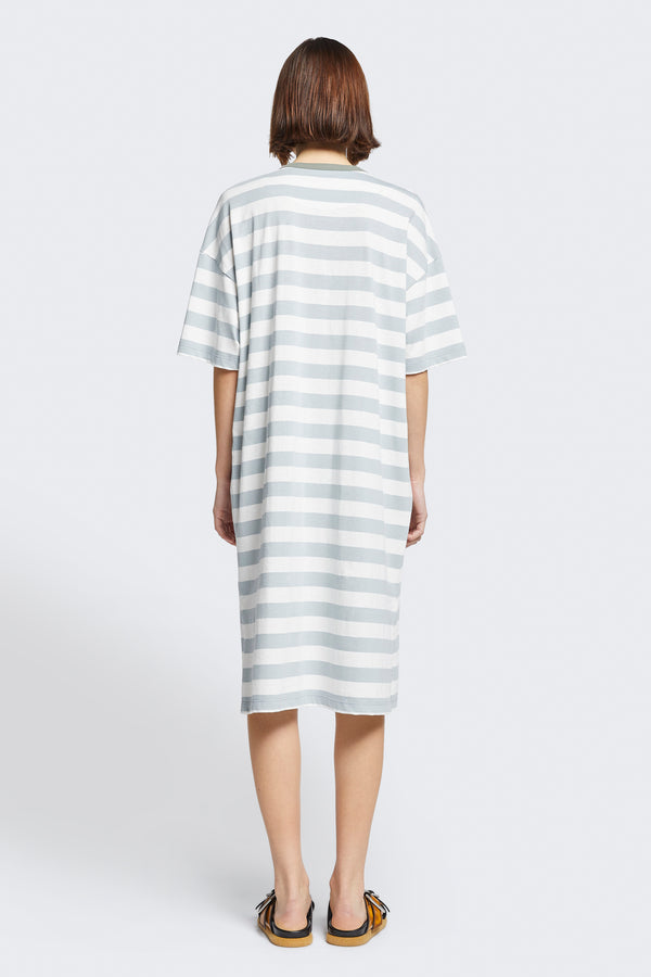 Abyssal Dress Fog Stripe