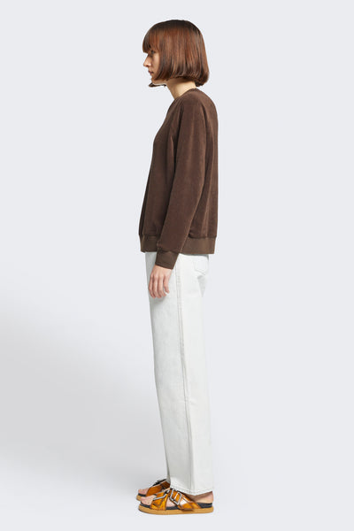 Hero Micro Towelling Sweater Chocolate