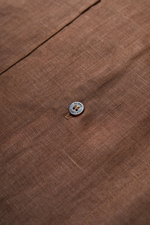 Mirari Linen Shirt Chocolate