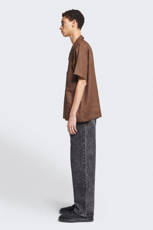 Mirari Linen Shirt Chocolate