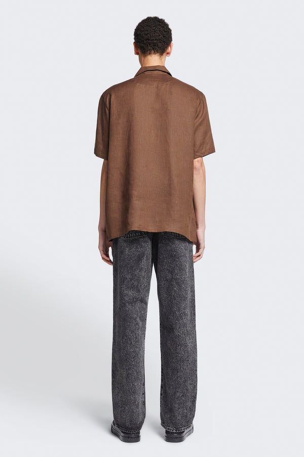 Mirari Linen Shirt Chocolate