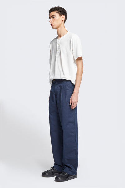 Siren Pleat Pant Navy