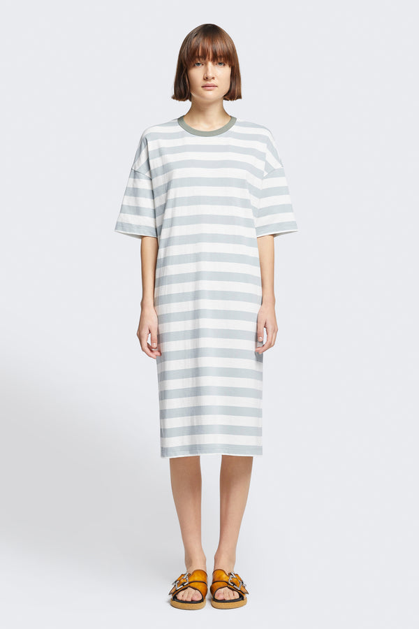 Abyssal Dress Fog Stripe