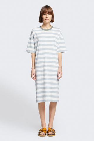 Abyssal Dress Fog Stripe