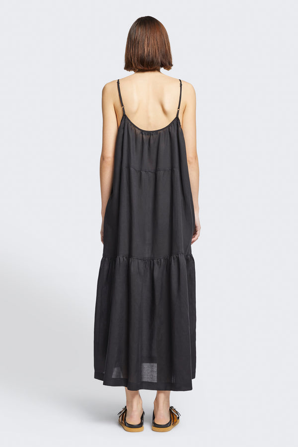 Zest Tier Dress Black