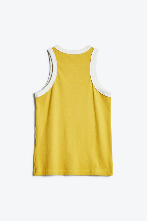 Bind Flux Racer Back Tank Gold/Ecru Bind